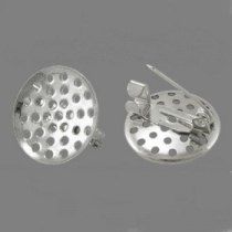 1 unidad. Broche con base regadera 16mm.