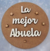 Disco madera DM personalizado. (Plazo 4-5 das laborables)