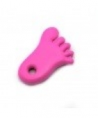 Mordedor pie 70mm x 50mm x 8mm. FUCSIA