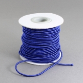 1 metro. cordon elastico 2mm azul oscuro