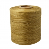 1 metro. Cordon de algodon encerado 1mm. oro oscuro