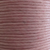 Bobina 9 metros cordn de polister encerado 1mm. ROSA