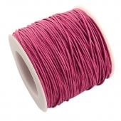 cordon de algodon 1mm. rosa fuerte. Precio por metro