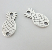 Conector Pia 21x6mm. Agujero 2mm. Zamak bao de plata