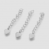 Terminal cadena acero inoxidable 50~60x3mm.