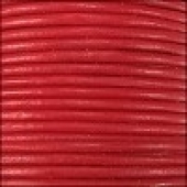 1 metro. Cordon de cuero rojo 2mm