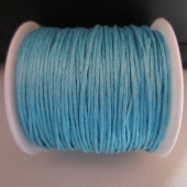 Cordon de algodon 1mm turquesa. Precio por metro