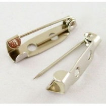 1 Unidad. Fornituras metlicas imperdibles  20x5mm.