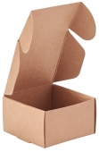 Caja papel kraft Tamao: 6.2x6.2x3.5cm