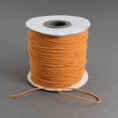 1 metro. cordon elastico 2mm naranja