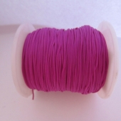 Hilo nylon trenzado 1mm morado. (91 metros bobina)