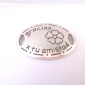 Conector metlico gracias por tu amistad