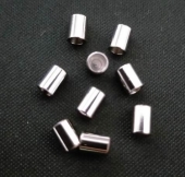 100 unid. Terminal acero inoxidable. Tamao 4*6mm. Interior 3mm