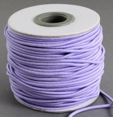 1 metro. cordon elastico 2mm lila claro