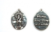 Medalla Pilarica 23x18mm. (dame suerte en el trabajo)