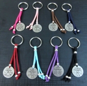 Kit de Montaje. Identificador de mochila aleacin de metal y antelina. Medalla Acero Inoxidable. (Se entrega sin montar)