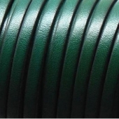 20 cms. Cuero plano 5x1,5mm.Verde botella borde negro. Calidad superior