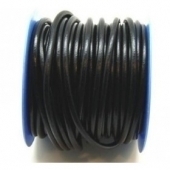1 Metro. Cordn de cuero negro 4mm.