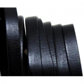 20 cms. Cuero Plano 10x1,5mm (negro). Calidad superior.