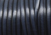 20 cms. Cuero plano 5x1,5mm. gris-borde negro. Calidad superior