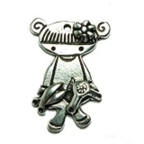 Colgantes zamak lolitas bao de plata