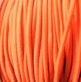 1 metro. cordon elastico 2mm naranja flor