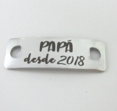 Conector inoxidable 41x14x1mm. pase 5mm. Pap desde 2018
