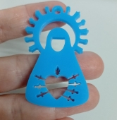 300 unid. Virgen metraquilato 5 cms.