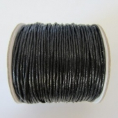 Cordn de algodn 1mm. negro. Precio por metro