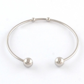 Pulsera rgida acero inoxidable 57mm.