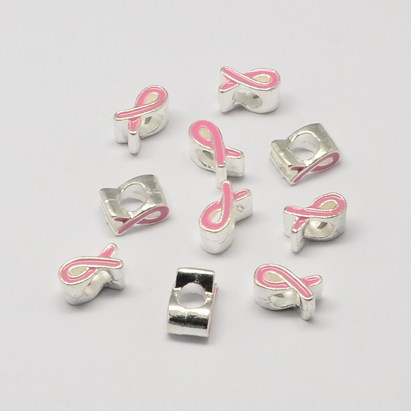 aleación de metal lazo rosa 11x6mm 5mm