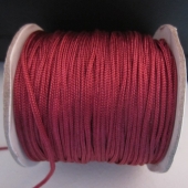 Hilo de nylon trenzado 1,5mm granate.