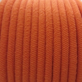 Bobina 20 metros. Cordn polister elstico 3mm. Color Naranja