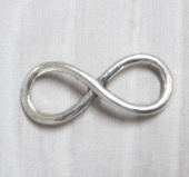 20 unid. Conector infinito aleacin de metal. Tamao 25x10mm.