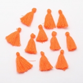 Mini borla 3cm naranja