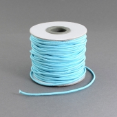 1 metro. cordon elastico 2mm azul cielo